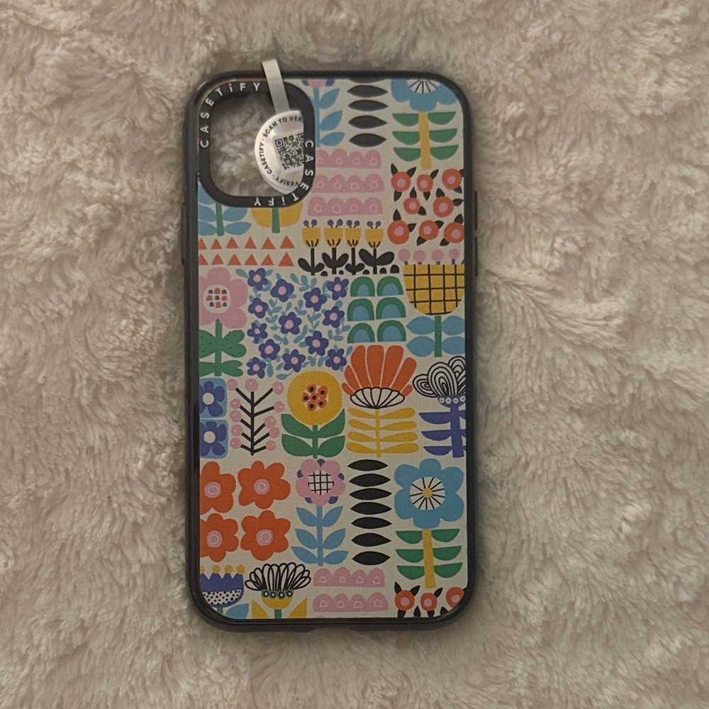 Casetify Colorful Geometric Floral Phone Case